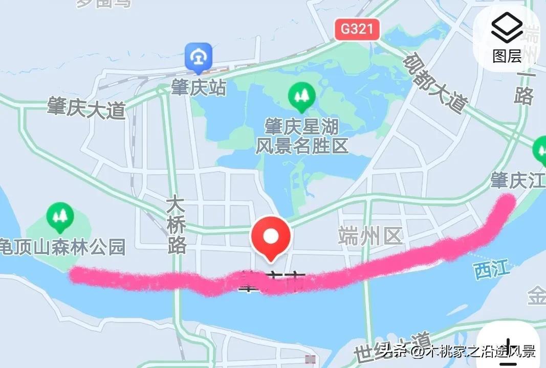 肇庆端州美丽江滨路免费露营地景色好民生工程散步跑步骑车ok