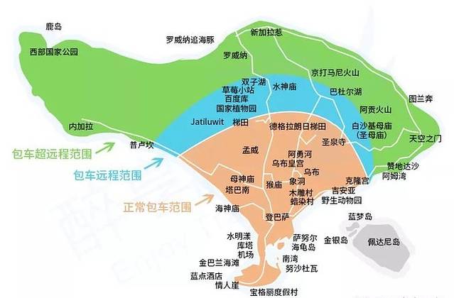 巴厘岛景点地图，巴厘岛旅游必备证件攻略，赶紧收藏！