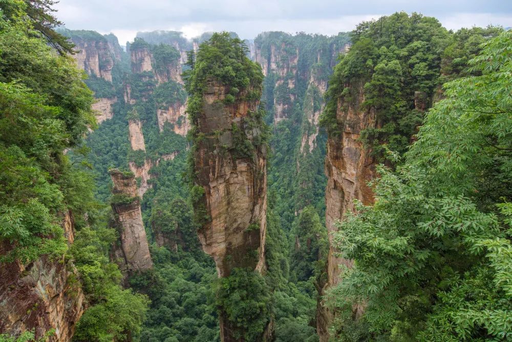 张家界风景 真实图片