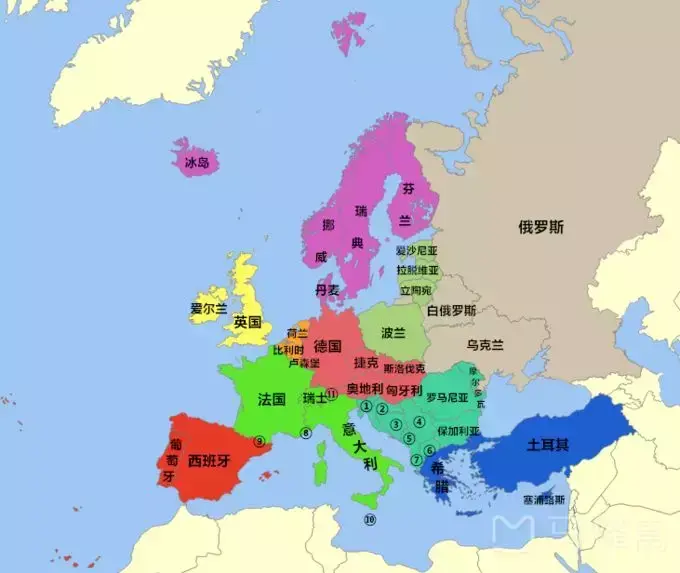 去欧洲旅游最好的一点就是一次能去好多国家